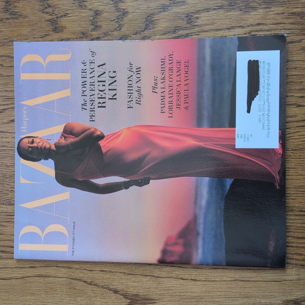 Harper's Bazaar Magazine The Possibility Issue Regina King April 2024